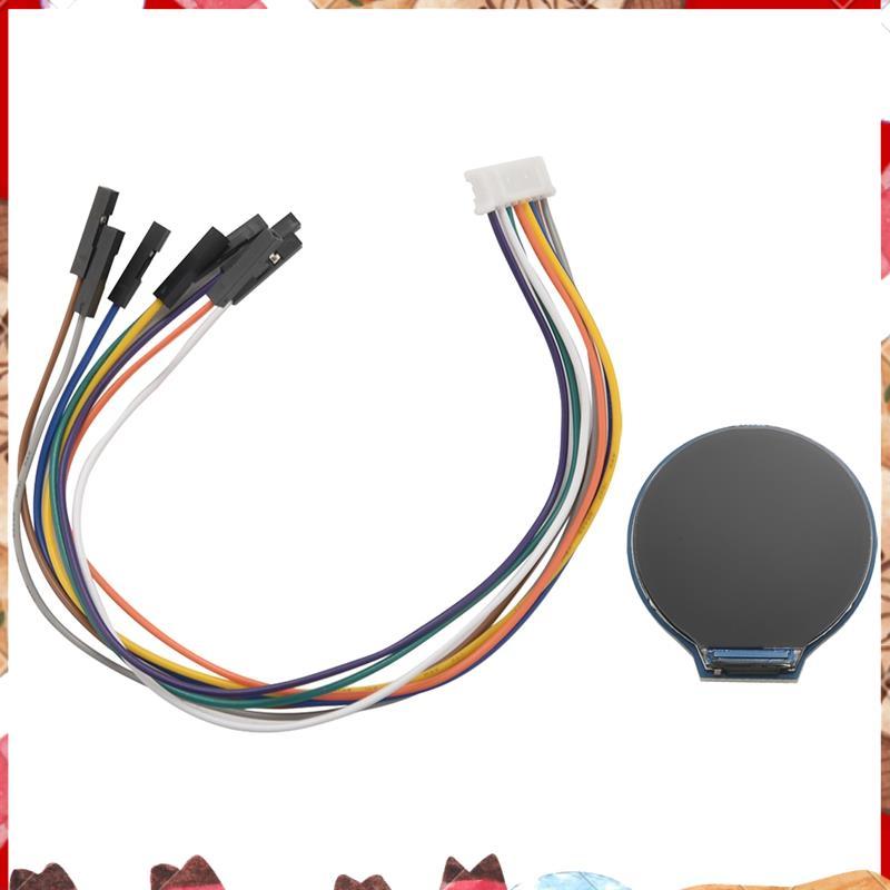 1.28 นิ้วจอแสดงผล LCD โมดูลหน้าจอ GC9A01 SPI การสื่อสาร RGB 65K รองรับสีสําหรับ Raspberry