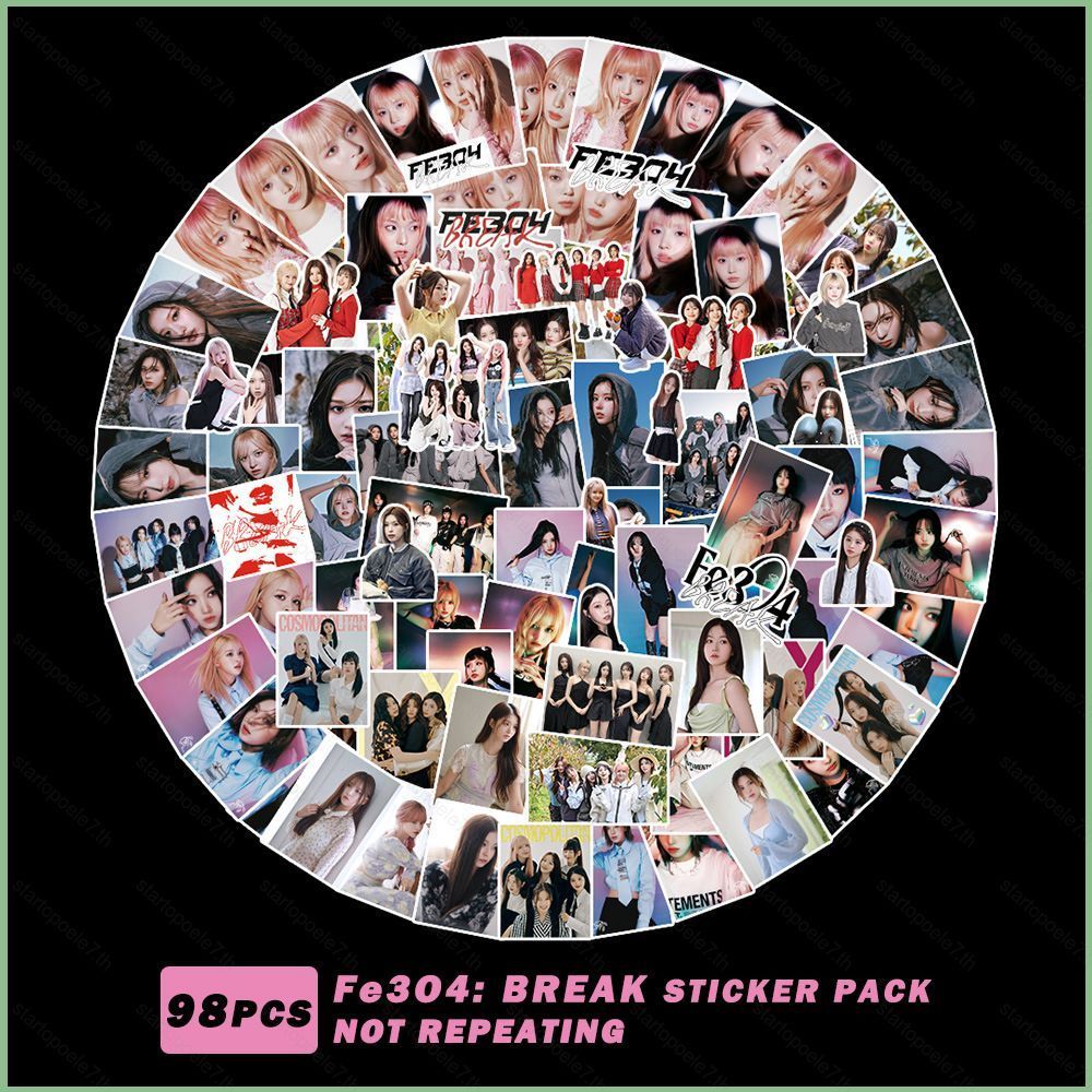 98 ชิ้น/เซ็ต NMIXX สติกเกอร์ Fe3O4 BREAK LILY HAEWON SULLYOON BAE JIWOO KYUJIN