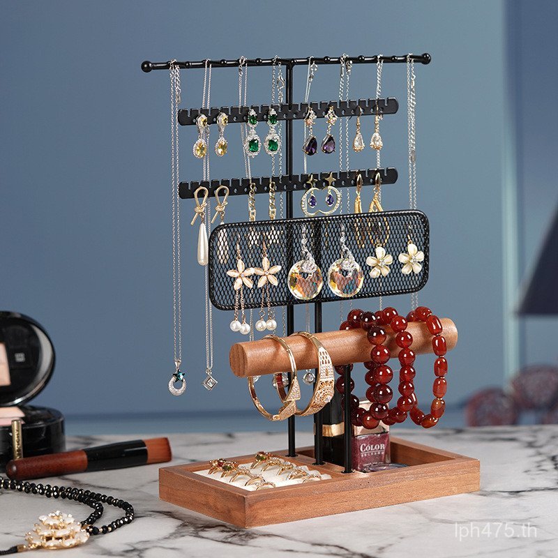 แหวนสร้อยข้อมือต่างหูชั้นวางเสาอากาศผลิตภัณฑ์ใหม่ถาดเก็บเครื่องประดับสร้อยคอยืนแสดงประเภทหูสตั๊ดแขวน