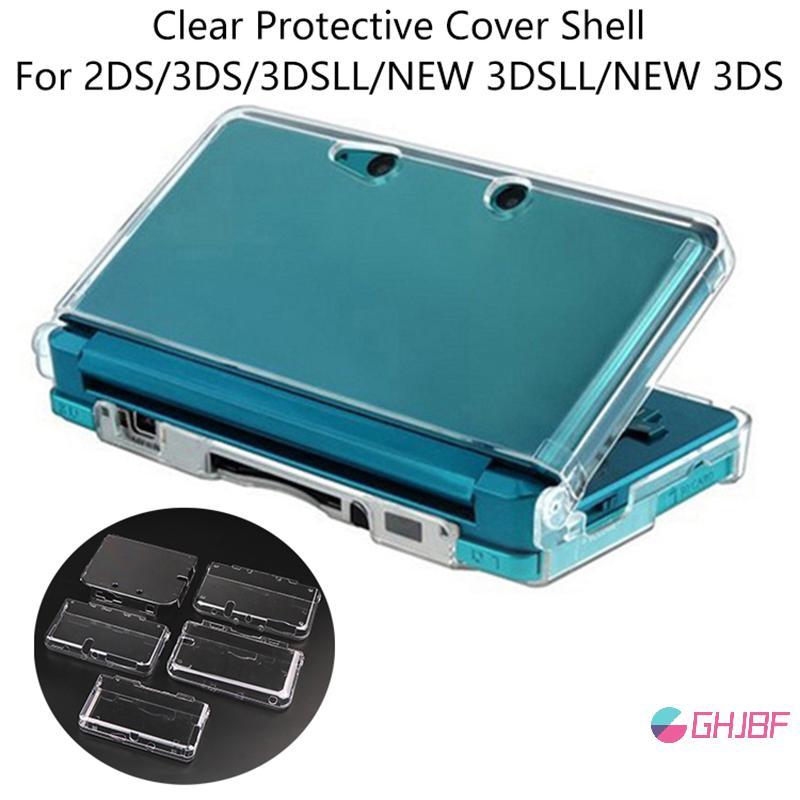 GHJBF] Clear Split Transparent Cover เคสฟิล์มหน้าจอ LCD ปกป้องหน้าจอสําหรับ 2DS 3DS 3DSLL ใหม่ 3DSLL ใหม่ 3DS สนม natmornnnnnnk