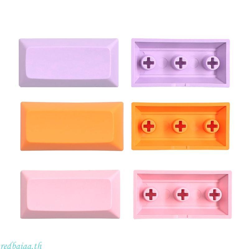 Redbaiaa DSA Keycap Set Blank Design 2U ความสูง Keycap บุคลิกภาพอาหารเสริม Keycaps
