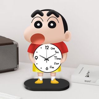 สินค้าใหม่พร้อมสต็อกการ์ตูนเงียบนาฬิกาตั้งโต๊ะสก์ท็อปเครยอนช…