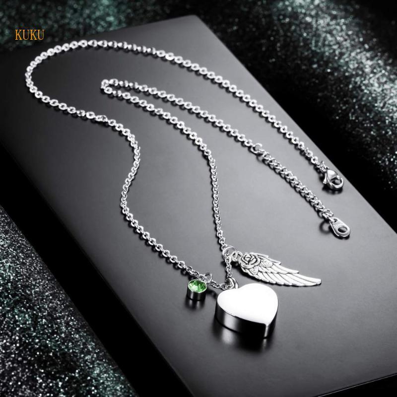 KU* เครื่องประดับสร้อยคอ Urn หน่วยความจําสําหรับสัตว์เลี้ยง