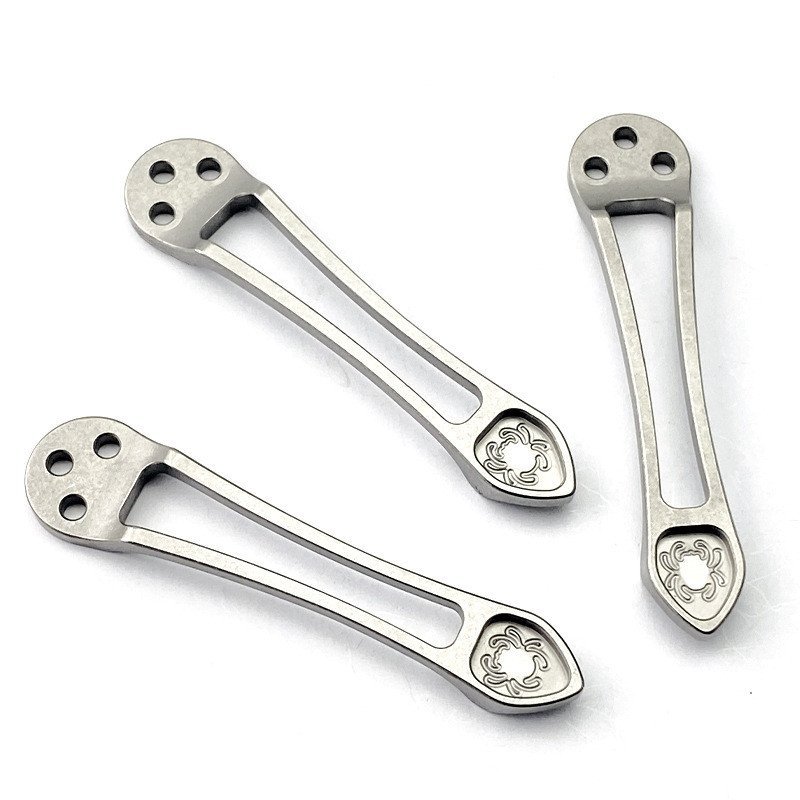 Spyderco Spyderco C81 Titanium Alloy Clip Integrated Clip Titanium Alloy Spider C223 Back Clip Titan