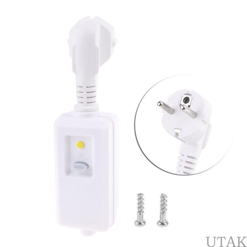 TUAKE 16A 220-240V ปลั๊กป้องกันการรั่วไหล ปลั๊ก RCD PRCD สําหรับเครื่องทําน้ําอุ่น