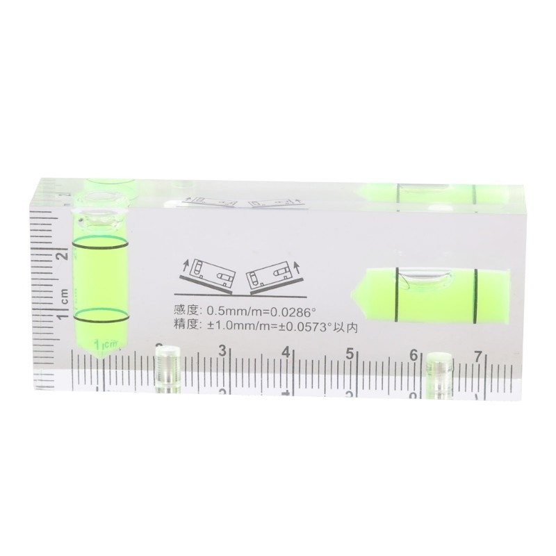 Musc Magnetic Clear Level Plastic Spirit Level สําหรับโครงการบ้านที่ปรับระดับละเอียดและงานวิศวกรรม
