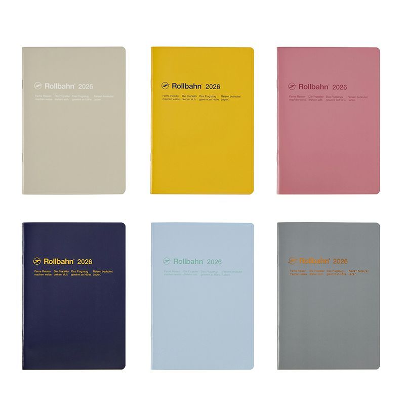Rollbahn Note Diary 2026 A5 (Oct 2025 Start) | Monthly Planner + Grid NotebookㅤDirect From Japan
