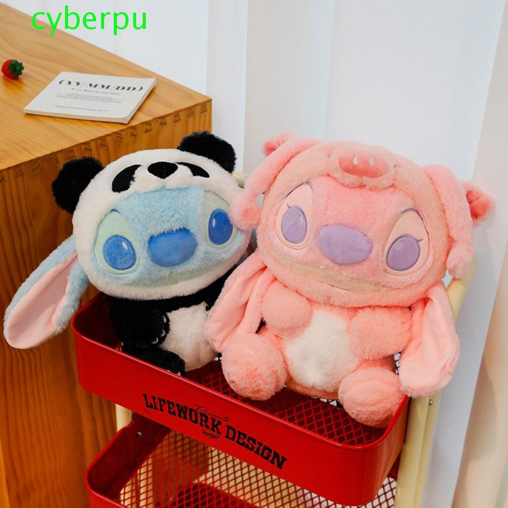 CYBERPULSE Stitch Cos Panda ตุ๊กตาตุ๊กตา, PP Cotton Koala Panda Lilo Stitch Plush ของเล่น, Plusheen 