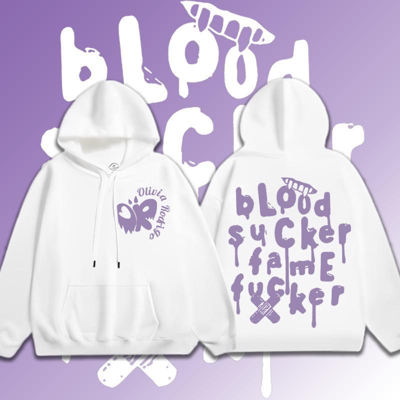 ใหม่ Hoodie " Olivia Rodrigo " ผ้าCotton 100% ผ้าผ้ฝ้าย เสื้อฮู้ดแขนยาว ออกทริป เล่นกีฬาได้ ใส่ได้ ท