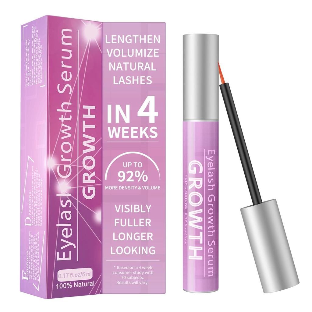 Eyelash Growth Serum Volumizing Lash Serum สําหรับ Eyelash Growth Longer & Thickening Lash Enhancing