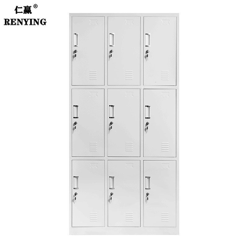 ตู้เสื้อผ้าสีสันสดใส ตู้เสื้อผ้าพนักงาน Locker Gym Tin Locker Bath Locker Zhongshan หกประตู DJPL