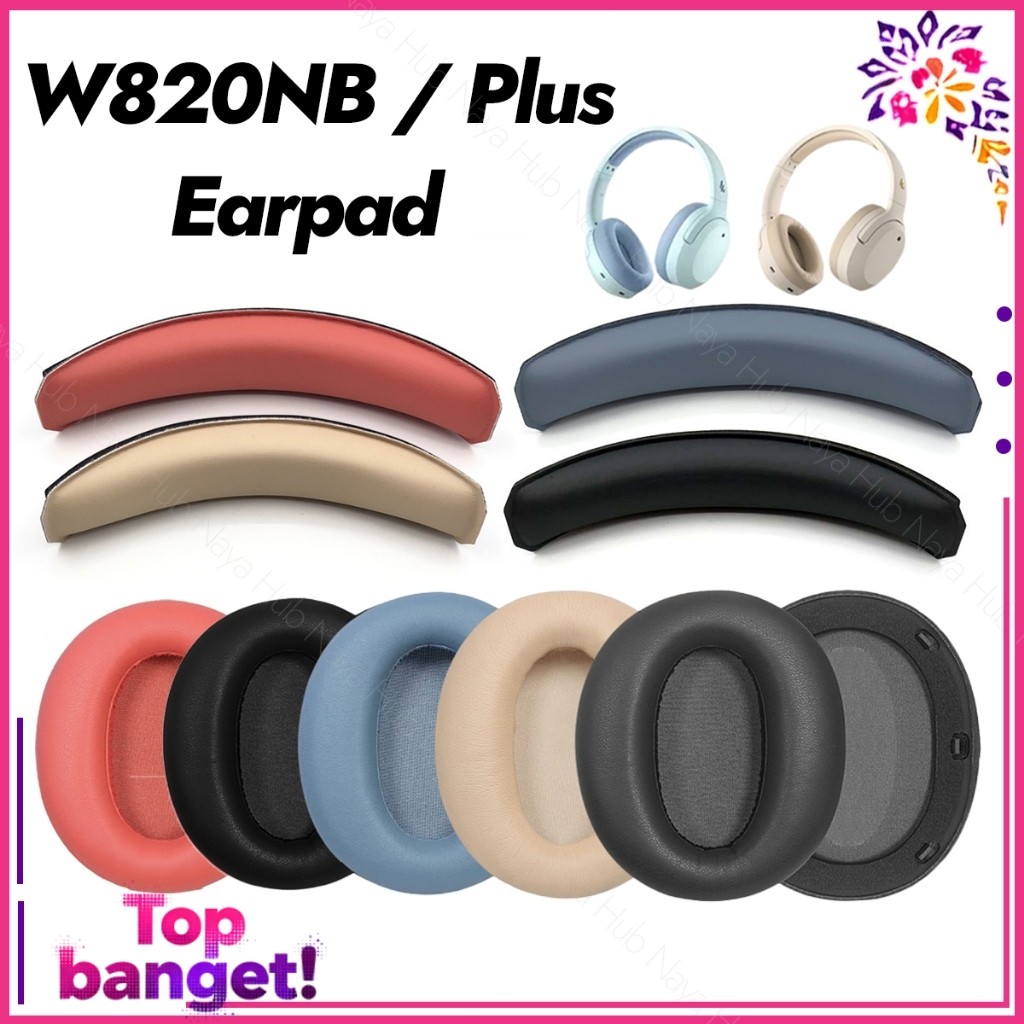 โฟมหูฟัง Pad Earcup Earpad Edifier W820NB/Plus เปลี่ยนแผ่นรองหูฟังแถบคาดศีรษะเปลี่ยนแผ่นรองหูฟังสําห