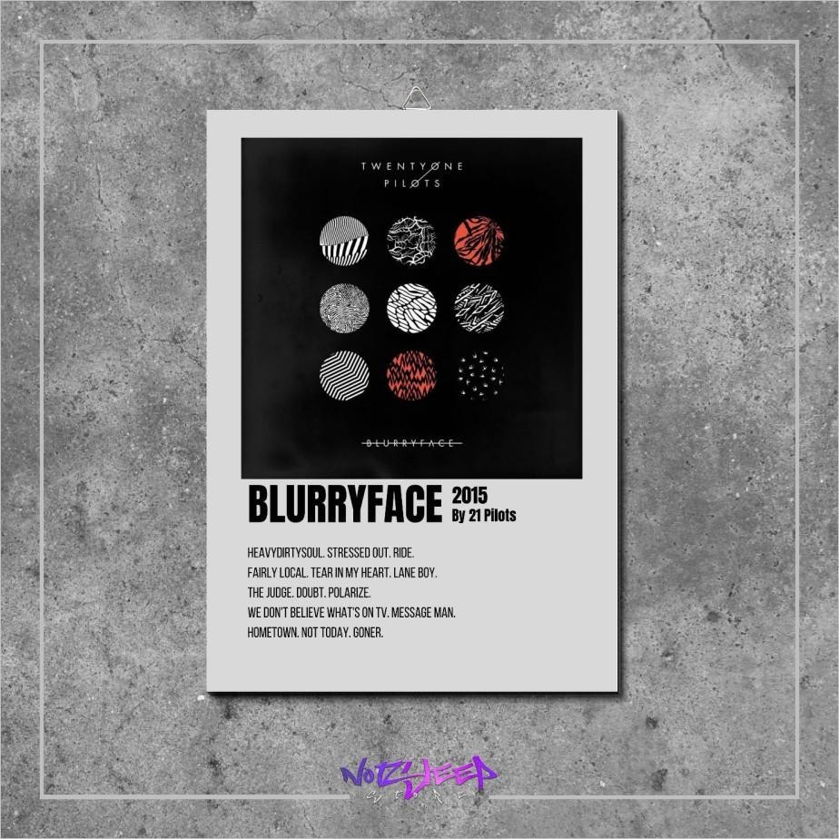 เพลงวงดนตรี Blurryface อัลบั้มปก โดย 21 Pilots Kamar