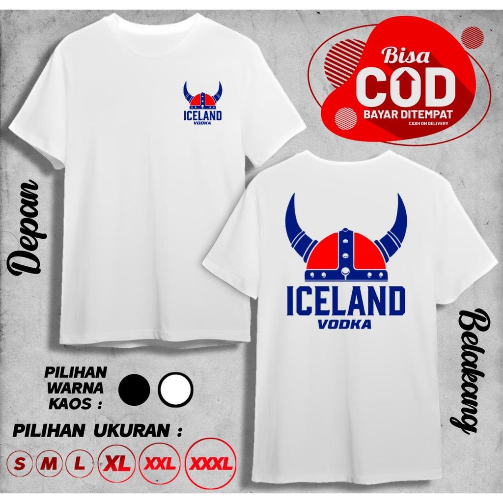 COOL ICELAND VODKA LYCHEE โลโก้เสื้อยืด DB