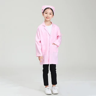 พร้อมส่ง😃👩‍⚕👨🏻‍⚕️ชุดหมอเสื้อหมอ เสื้อกาวน์หมอ สวมบทบาท pretend toy ของเล่นเด็ก