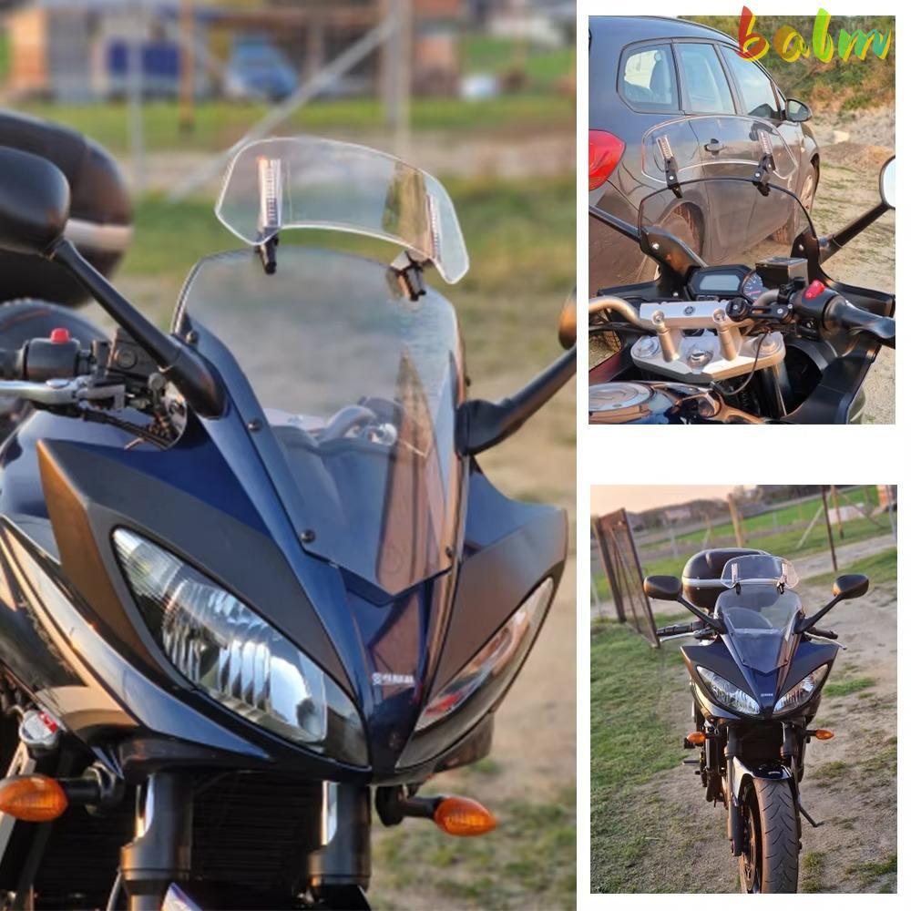 BALM Extension กระจก, Deflector กระจกรถจักรยานยนต์แบบปรับได้, Universal Clamp-On Air Deflector สําหร