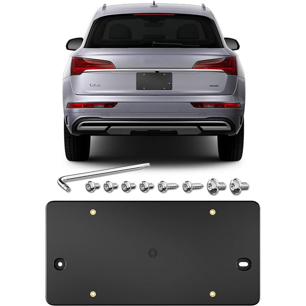 ขายึดป้ายทะเบียนด้านหลังสําหรับ Audi Q3 Q4 e-tron Q4 Sportback e-tron Q5 Q5 Plug-in Hybrid Q5 Sportb