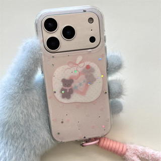 สําหรับIphone Case 17 Pro Max 16 Pro Max 15 Pro Max 14 Pro Max Apple Bearเคสโทรศัพท์