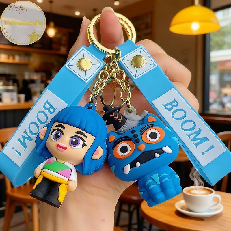 HdmNatalie KPop Devil Hunter อุปกรณ์ต่อพ่วง Widget Rumi Mira Zoe PVC พวงกุญแจกระเป๋าเป้สะพายหลังตกแต