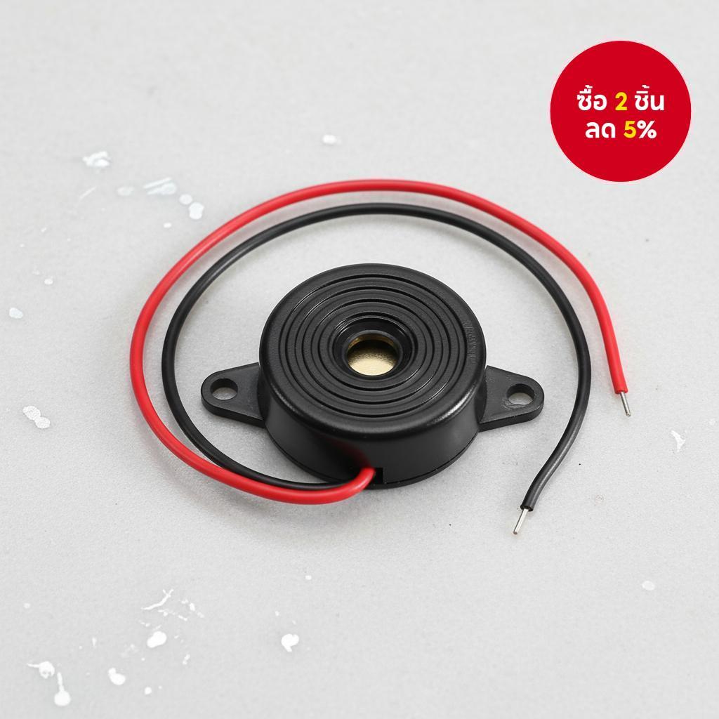 ทนทาน 3-24V เสียงกริ่งอิเล็กทรอนิกส์แบบเพียโซ 95DB เสียงต่อเนื่อง สําหรับ Arduino รถ รถตู้ ใช้