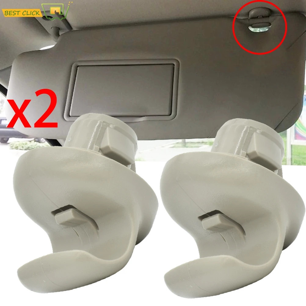 2X รถ Sun Visor คลิป SunVisor สําหรับ Renault QM5 Koleos HY Nissan Sentra B17 B18 Pulsar C13 Xterra 