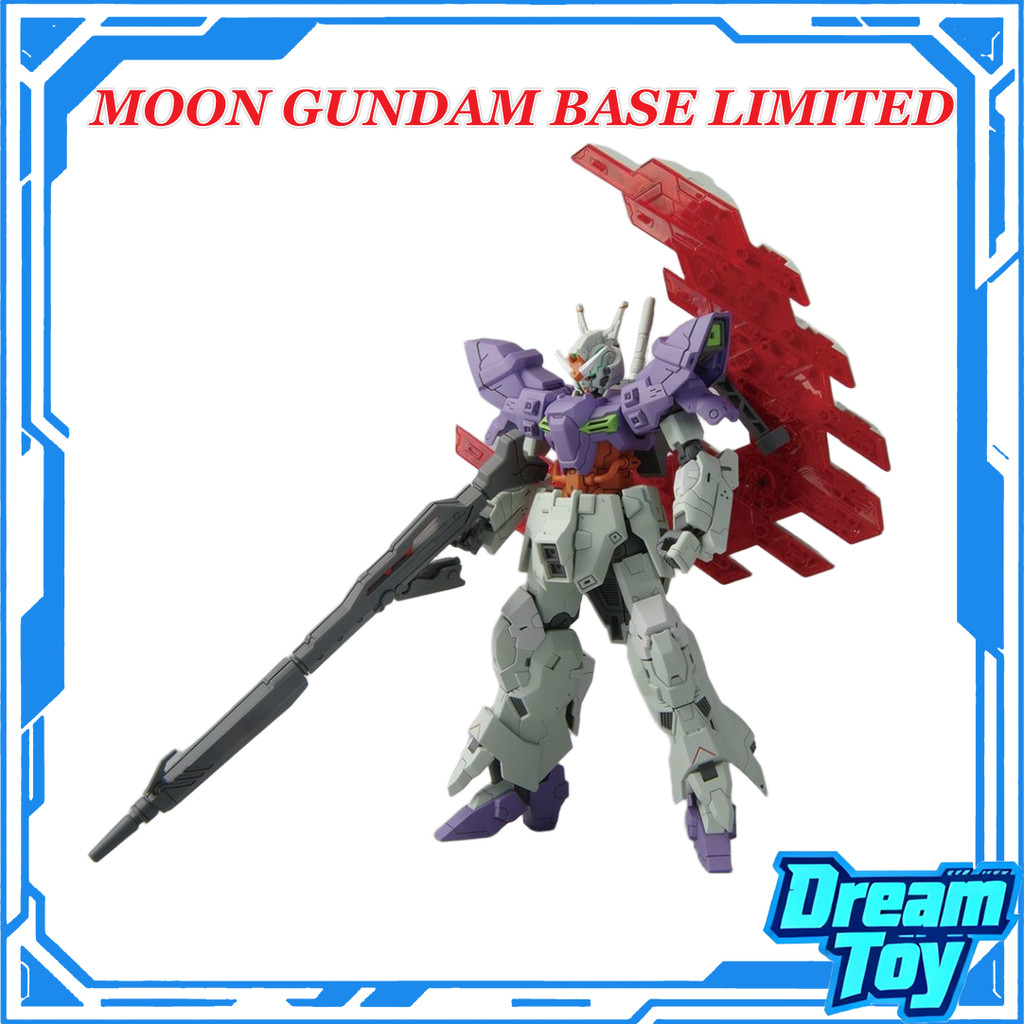 [JuJang Studio] HG Base Limited MOON GUNDAM[LONG RIFLE EQUIPPED] Assembly Model jujiang