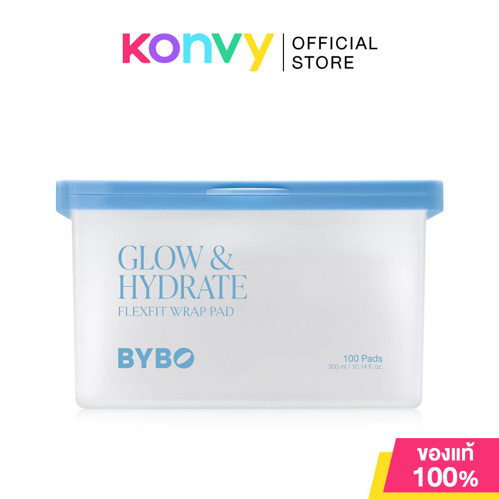 BYBO Glow & Hydrate Flexfit Wrap Pad 300ml บายโบ โทนเนอร์แพดแบบยืด.
