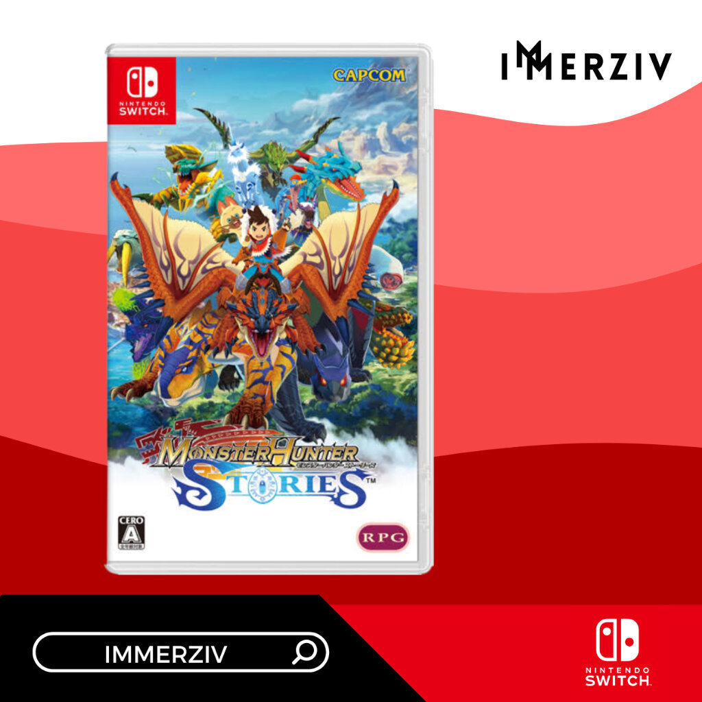 (PRE-ORDER 30 NOV 2025) SWITCH MONSTER HUNTER STORIES (R2/JP) (GAME) (ENG)
