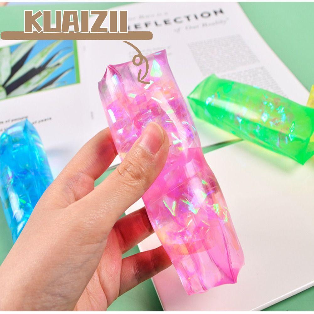 KUAIZII Water Snake Fidget Toys, ลื่น Tricky สีสดใส Water Wiggler ของเล่น, ไม่สามารถถือ Squishy Sens