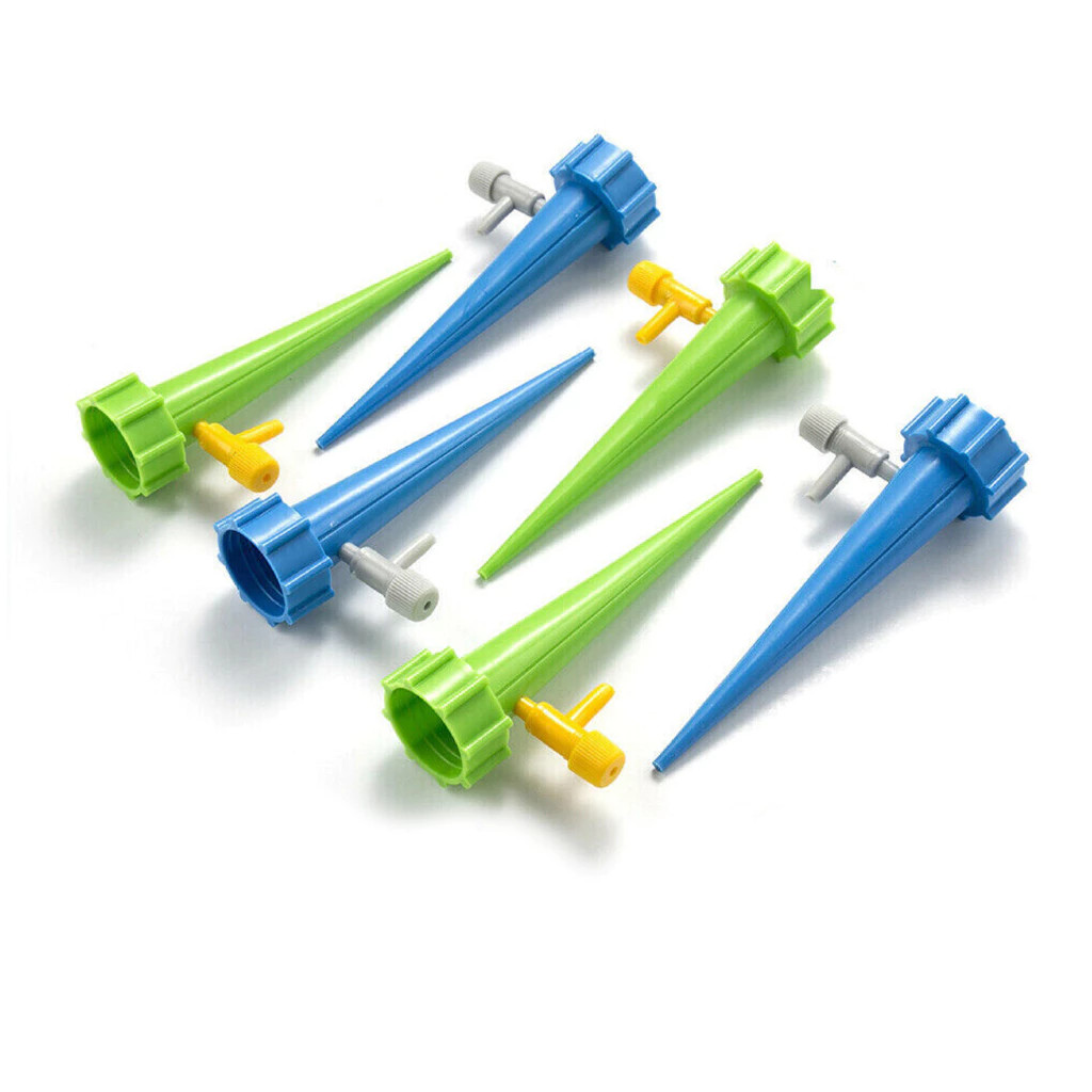 10 ชิ้น กรวยหยดน้ำอัตโนมัติ รดน้ำต้นไม้ ใช้กับขวดน้ำอัดลม ปรับระดับน้ำได้ อุปกรณ์สวน - รูปที่ 7