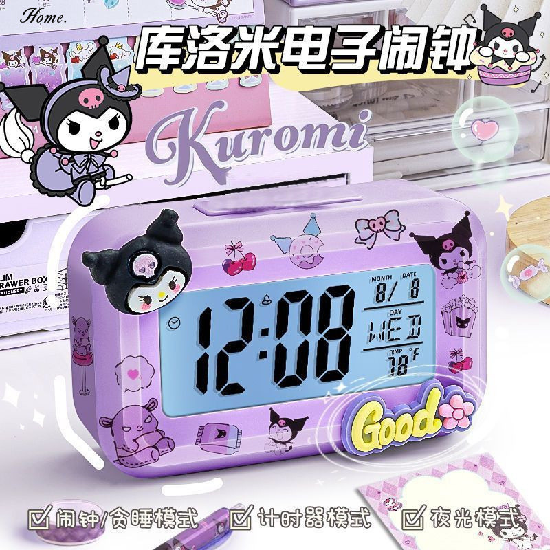 นาฬิกาปลุกดิจิตอล DIY การ์ตูน kapibara สไตล์การเรียนรู้และสร้างสรรค์
