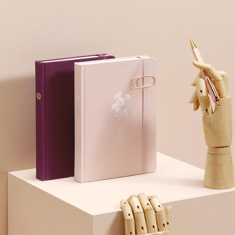 สมุด สมุดจดสรุป คู่มือประสิทธิภาพการจัดการเวลาการวางแผนสมุดบันทึกผ้า Planer ปฏิทินปีนี้สมุดบันทึกหน้