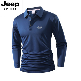 เสื้อโปโลแขนยาวผู้ชาย คุณภาพสูง สไตล์ใหม่สำหรับฤดูใบไม้ผลิแล…