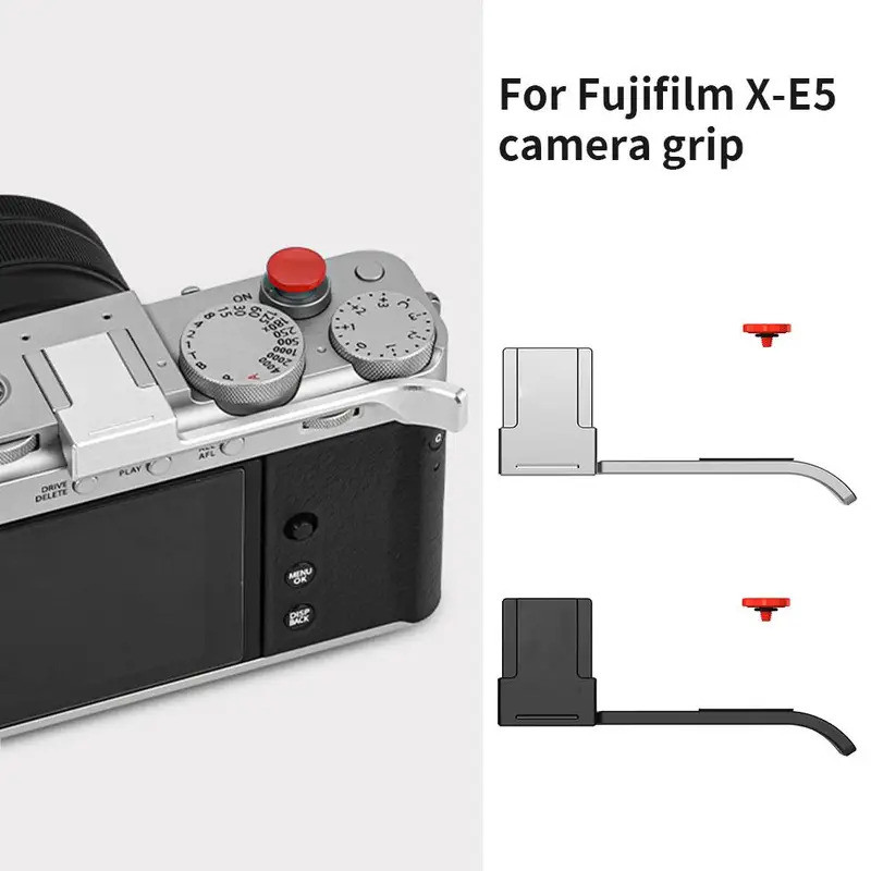 Thumb Grip สําหรับ Fujifilm Fuji X-E5 XE5 กล้องปุ่มชัตเตอร์รองเท้าร้อน Thumb Rest สนับสนุน Grip ผู้ถ