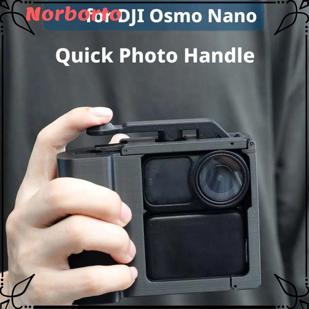 NORBORTO Xplorer Grip Kit กรอบกล้อง, ที่จับกล้องพลาสติกแบบปลดเร็ว, ปุ่มชัตเตอร์น้ําหนักเบา Street Gr