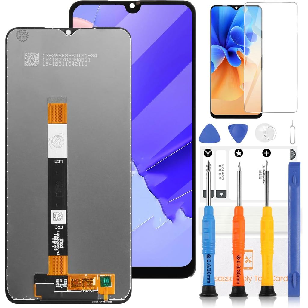สําหรับ Samsung Galaxy A03s A037U เปลี่ยนหน้าจอ SM-A037U จอแสดงผล LCD Touch Screen Digitizer Assembl