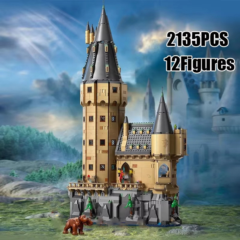 เข้ากันได้กับ Lego Harry Potter Series 76454 Hogwarts™ปราสาท: หอหลักประกอบของเล่น