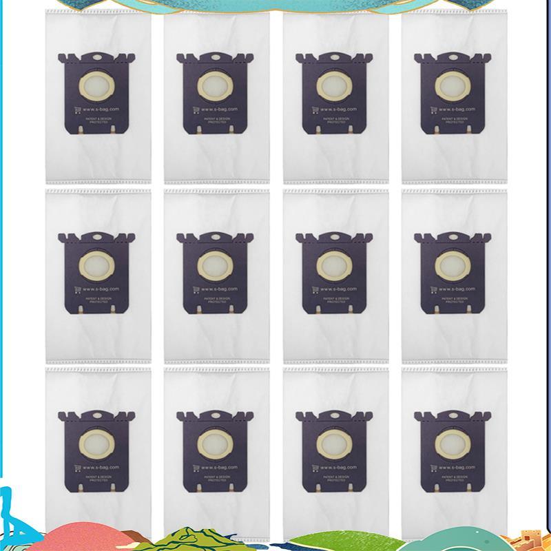 ถุงเก็บฝุ่นสําหรับเครื่องดูดฝุ่นคลาสสิก EL200F EL200F EL4100 EL4200 EL6985 EL7000 EL85009(12PCS)