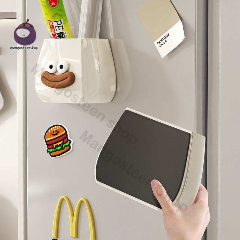 กล่องเก็บของแม่เหล็ก ติดตู้เย็น ติดผนัง ไม่หล่น แรงดูดสูง เหมาะห้องครัว-ห้องน้ำ - รูปที่ 2