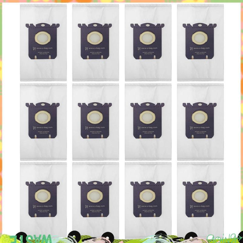 ถุงเก็บฝุ่นสําหรับเครื่องดูดฝุ่นคลาสสิก EL200F EL200F EL4100 EL4200 EL6985 EL7000 EL85009(12PCS)