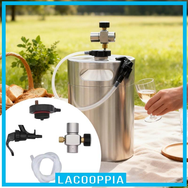 [Lacooppia] Mini Keg Dispenser Kit ชุดเบียร์สาย น้ําหนักเบา ใช้งานง่าย พร้อม Picnic Tap CO2 Regulato