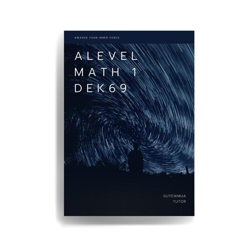 【Brighty.shop Mall】หนังสือAlevel Math1 For Dek69