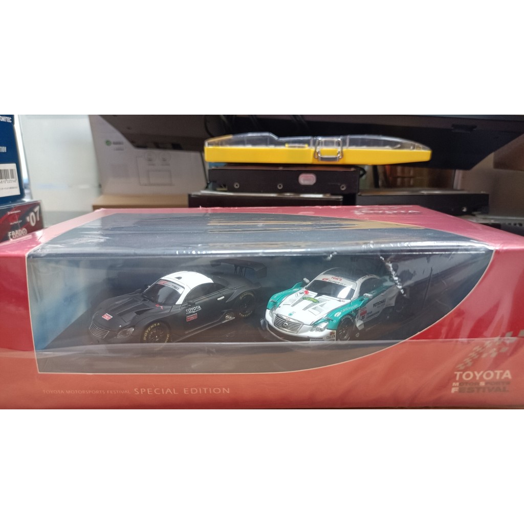 Nเอกลักษณ์ 1/43 EBBRO LEXUS SUPER GT500 PETRONAS TOMS C430 / SC430 TEST CAR Super GT 2008 TOYOTA MOT