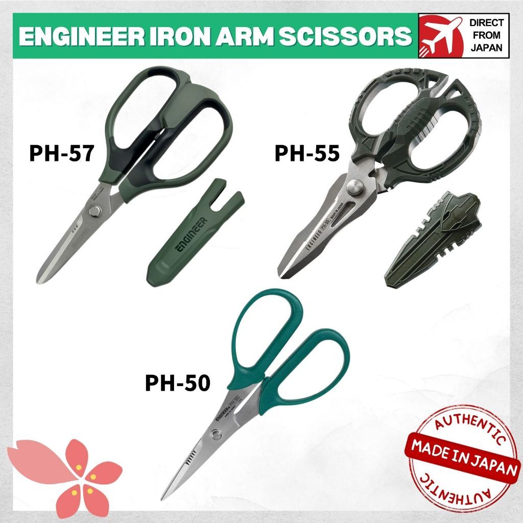 Engineer Iron arm Scissors PH-55 / PH-50 / PH-57 | Made in Japan【Direct from Japan】