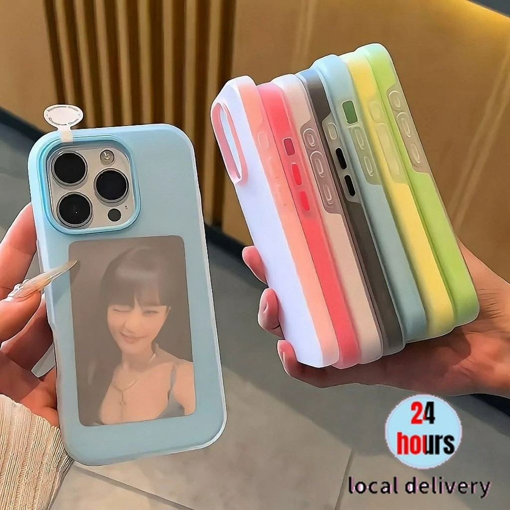เคสโทรศัพท์แบบแข็งผิวด้าน 2 in 1 สำหรับ for iPhone 17 13 11 16 14 12 15 Pro Max Air เคสบางเฉียบ