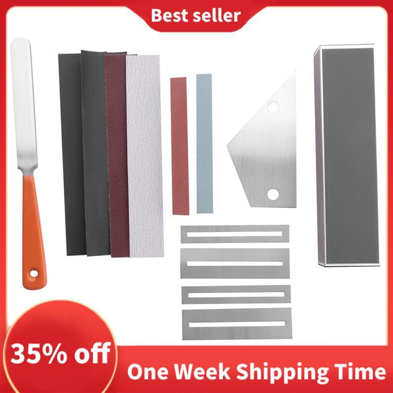 13 ชิ้นกีตาร์ Luthier เครื่องมือกีตาร์ Fret ไฟล์กีตาร์ Fret Leveling Beam Fingerboard Guard Fret Roc