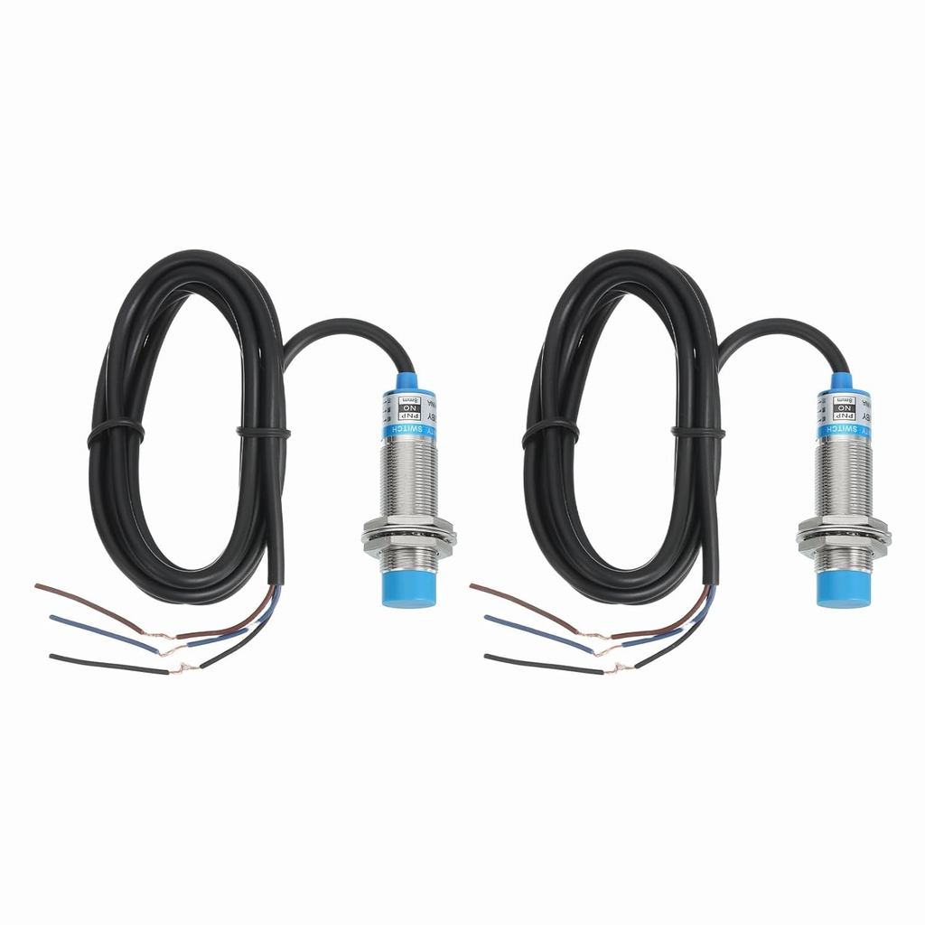 MOCCANIXITY 2 ชิ้นอุปนัย Proximity Sensor,PNP NO M18 DC 6-36V 300mA Proximity Switch Detector Approa