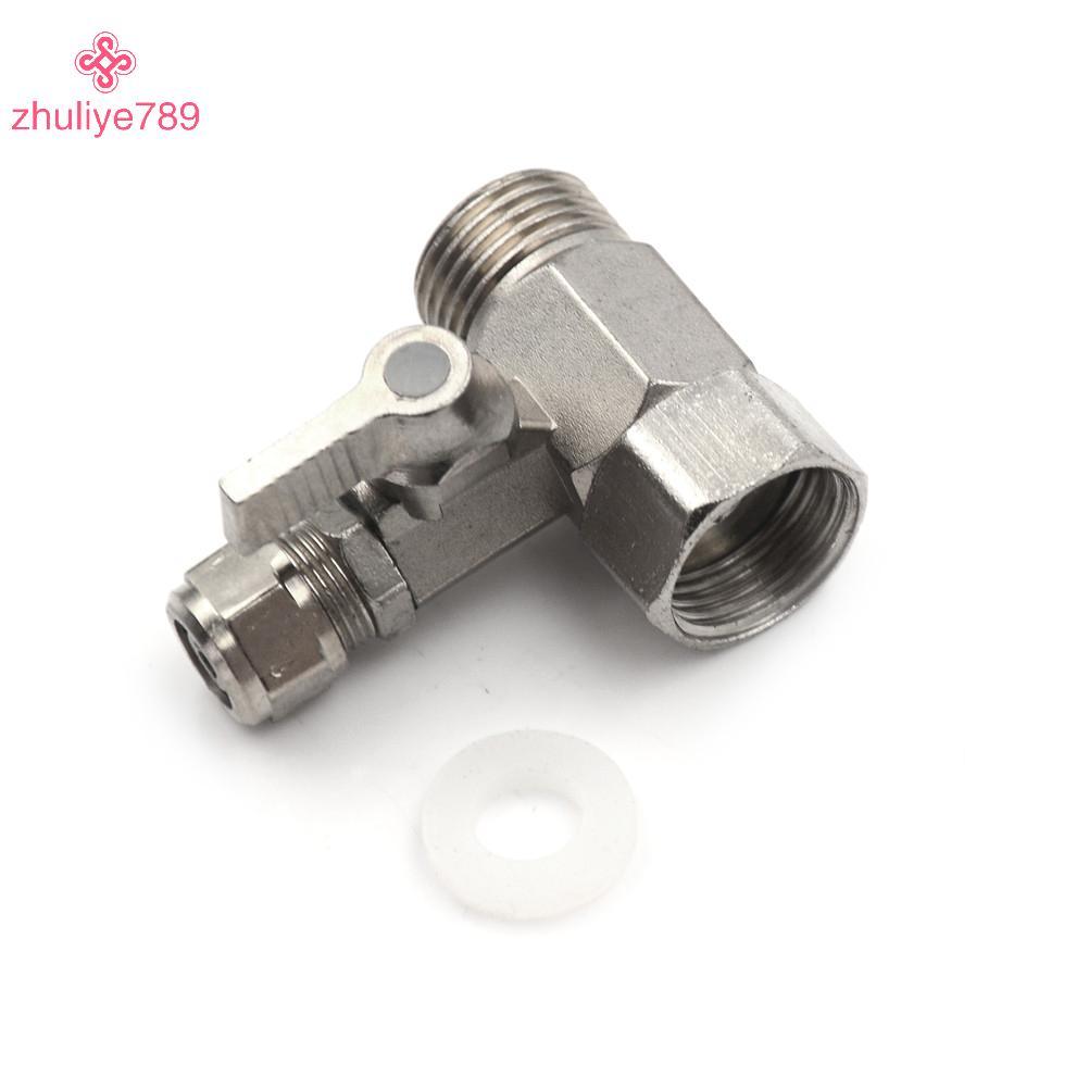 <zhuliye789>ใหม่RO Feedเครื่องกรองน้ําอะแดปเตอร์1/2''ถึง3/8''บอลวาล์วก๊อกน้ําแตะปลอดภัยNice