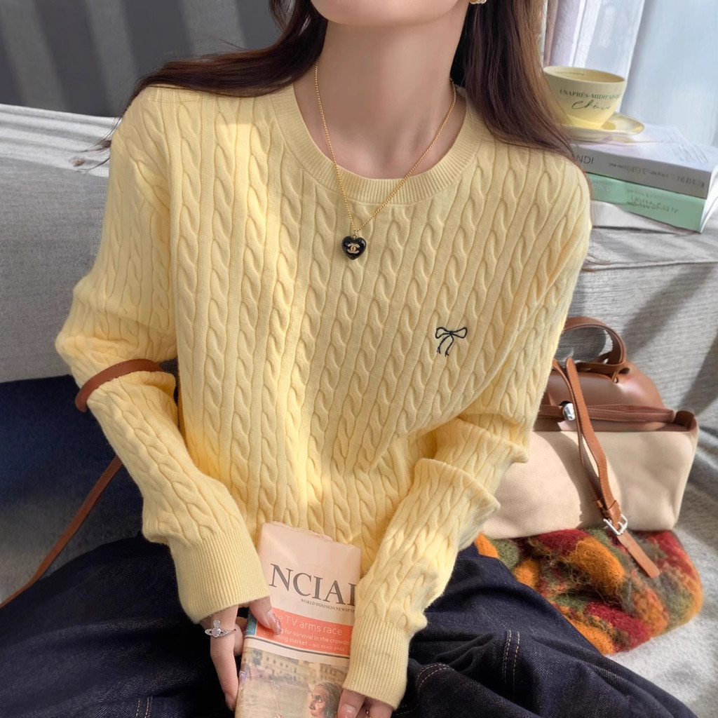 แขนยาว Bottoming เสื้อผู้หญิงสไตล์ใหม่ Slim-fit Slimmer ดูอายุลด K