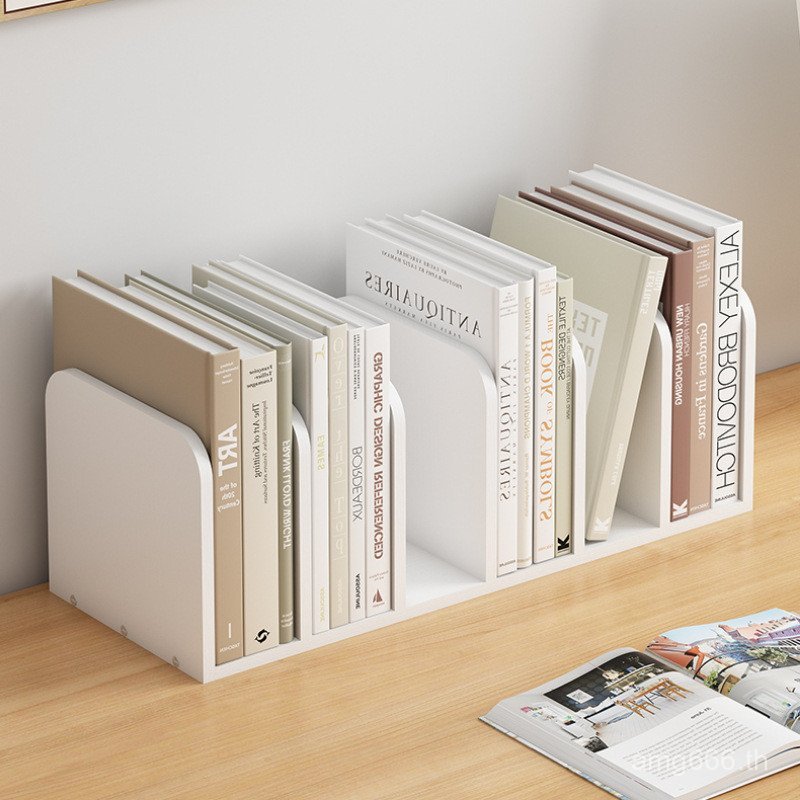 Creative Book Multi-Layer เดือนอุปกรณ์สํานักงานชั้นวางเสื้อโฟลเดอร์ชั้นวางหนังสือเดสก์ท็อปแยกหนังสือ